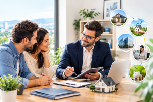 Mortgage and finance broker assisting clients with home loan options in Malvern
