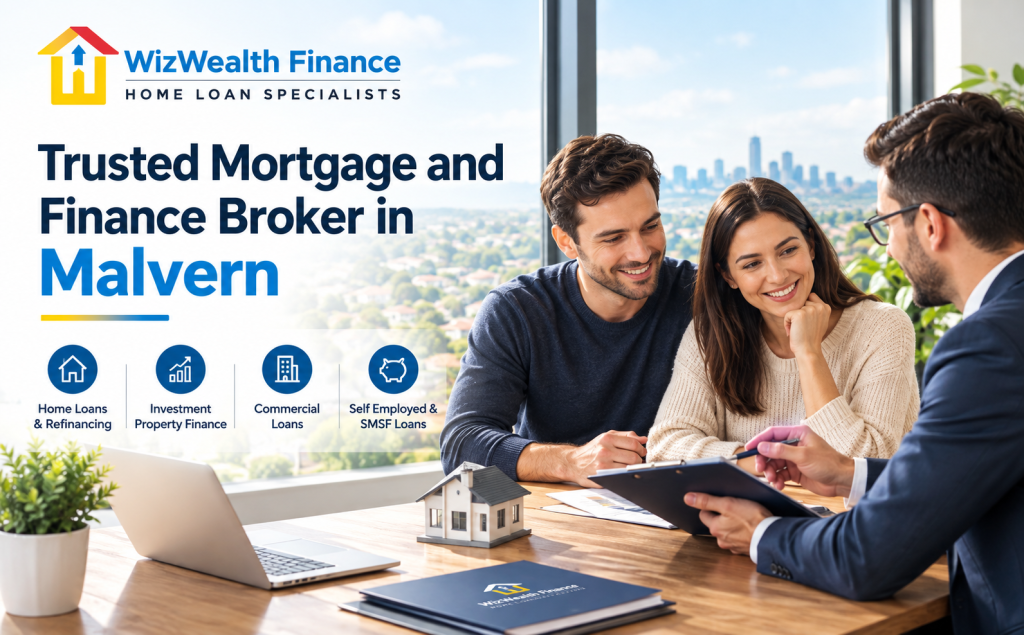 Mortgage and finance broker in Malvern assisting clients